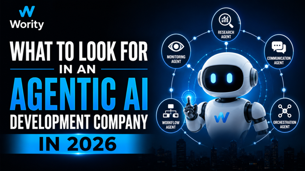 Agentic AI development company for SMEs showing workflow, monitoring, communication, research, and orchestration agents in an autonomous business automation system.