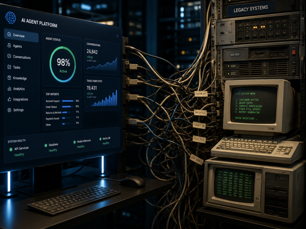 AI agent integration failure with legacy enterprise systems