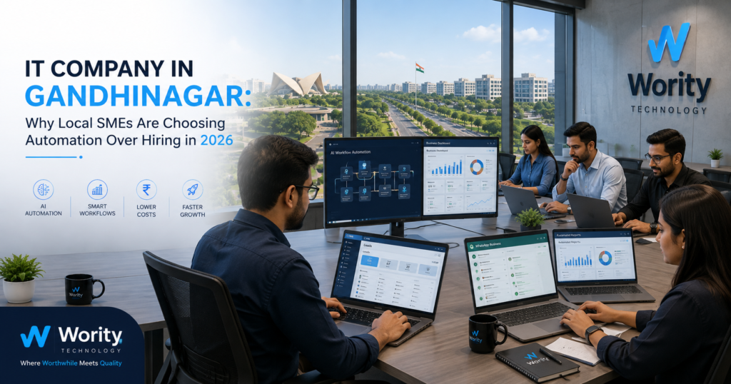 IT company Gandhinagar Gujarat AI automation services for SMEs 2026